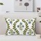 Floral Lumbar Pillow Cover: Cottage Charm in Blue Flower Design